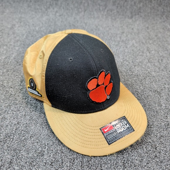 Nike Clemson Tigers 2016 National Champions Hat OS Gold Black Snapback Cap NCAA — photo 2